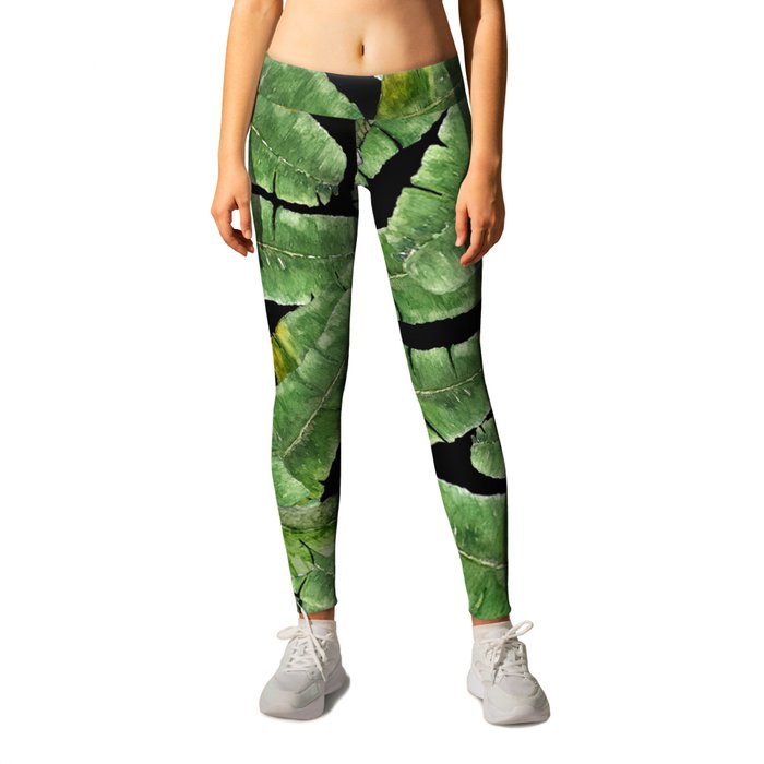 banana leaf Leggings