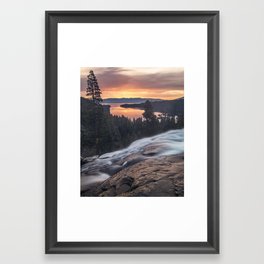 Lake Tahoe Sunrise Framed Art Print