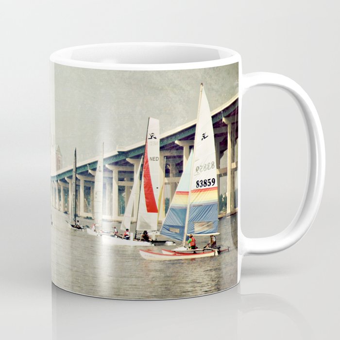 Sailing Regatta Biloxi Bay Coffee Mug