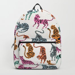 Tiger Collection – Pink & Blue Palette Backpack