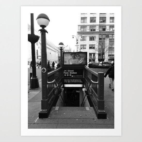 PENN STATION NY Art Print