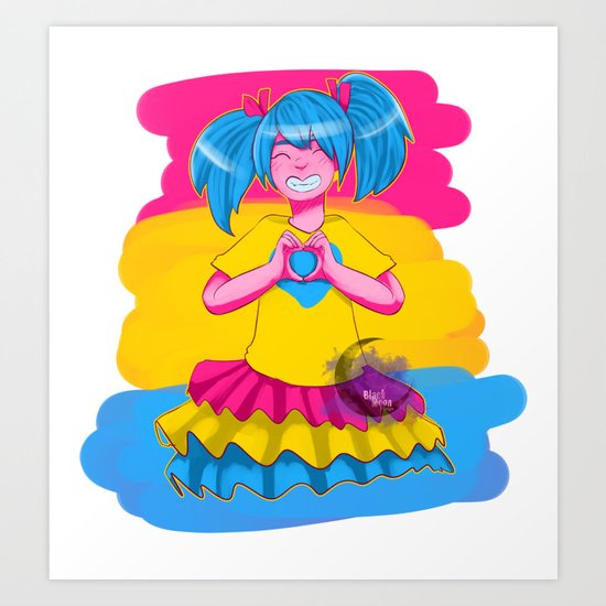 Pride: Pansexual Art Print by crazy-luna | Society6
