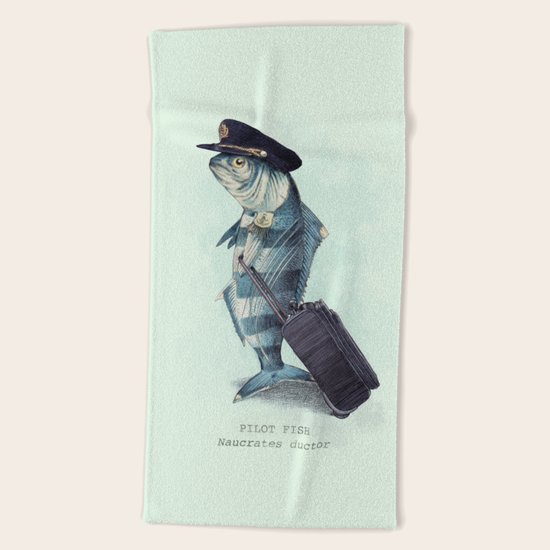 The Pilot (colour option) Beach Towel
