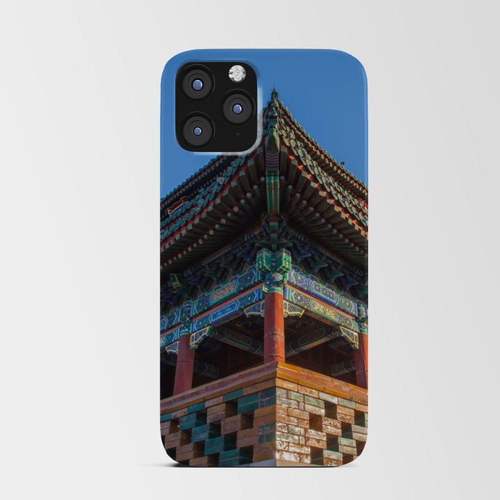 China Photography - Beautiful Temple In Jingshan Park iPhone Card Case
