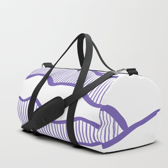 Abstract mountains line 17 Duffle Bag