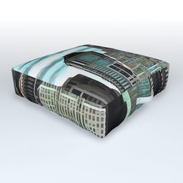 Wall Street Outdoor Floor Cushion | Winner, Money, Wallstreet, Painting, Gamble, Scam, Fast, Business, Newyork, Rich 