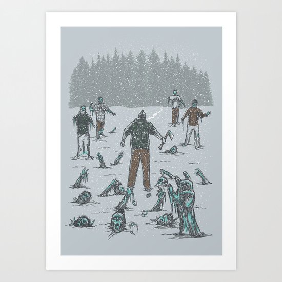 Frozen Tundra Art Print