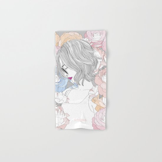 PEONIES2 Hand & Bath Towel