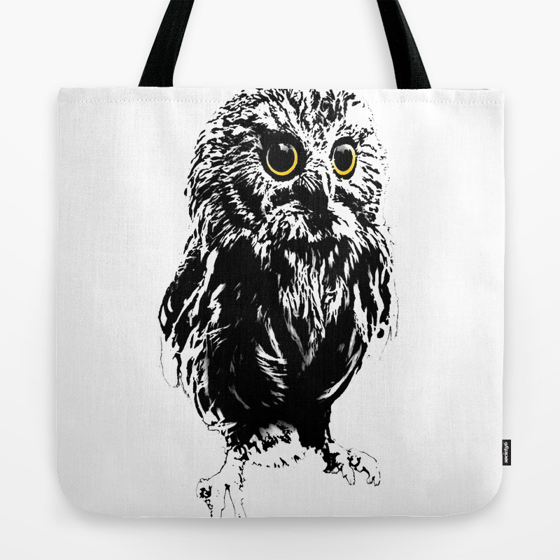 owl tote bag