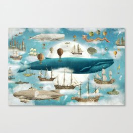 Ocean Meets Sky - option Canvas Print