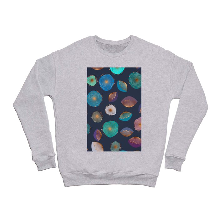 Colorful Abstract Poppies Crewneck Sweatshirt