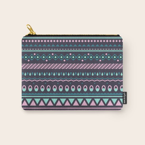 Modern Pattern Carry-All Pouch