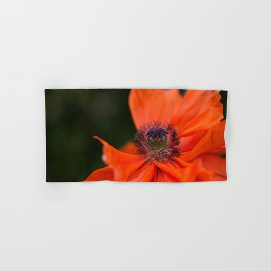 Poppyqueen Poppy Flower Flowers Poppies Hand & Bath Towel