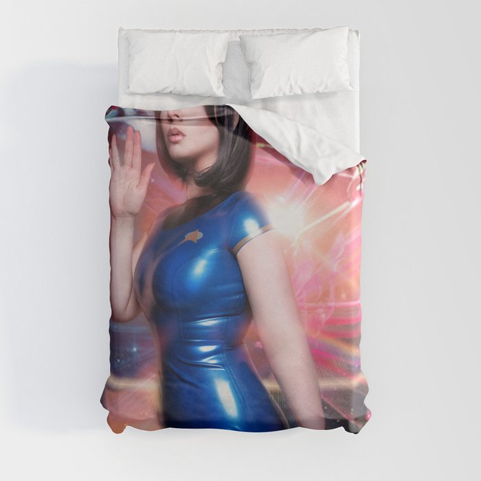 Live Long and Noctis  Duvet Cover