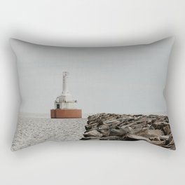 lighthouse on the coast	 Rectangular Pillow