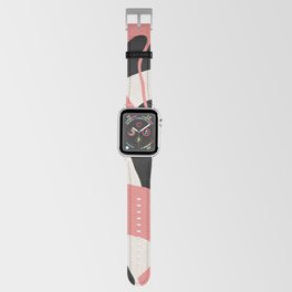 Scandinavian abstract splatter pattern Apple Watch Band