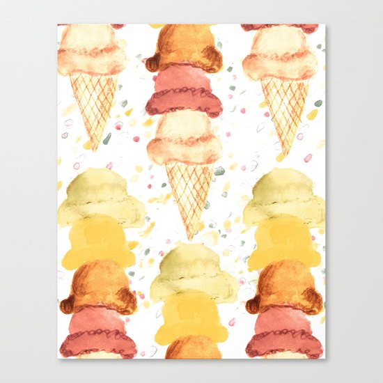 Ice Cream! Canvas Print