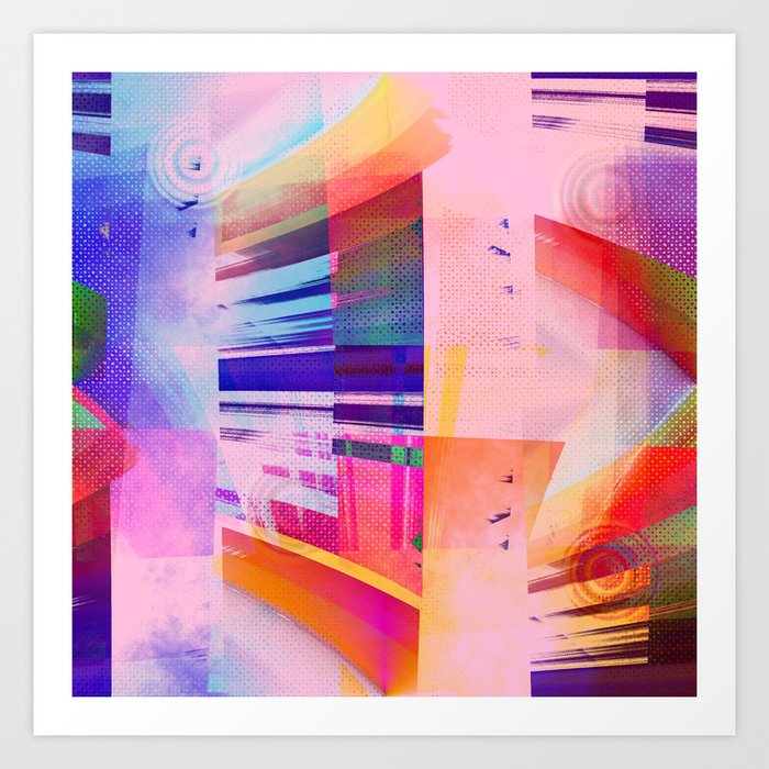Abstract Art Design Mix Art Print by Christine Baessler Society6