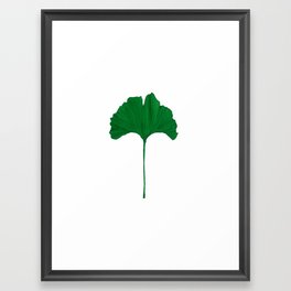 Ginkgo Botanical Framed Art Print | Gingko, Nature, Foliage, Gingkobotanical, Greenery, Curated, Ink, Botanical, Plantspecies, Plantprint 