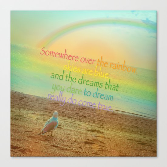 Somewhere Over the Rainbow Canvas Print