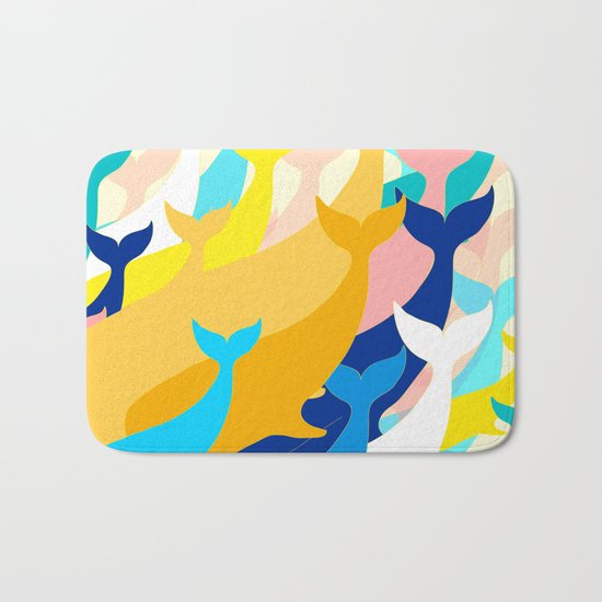 Whales Bath Mat