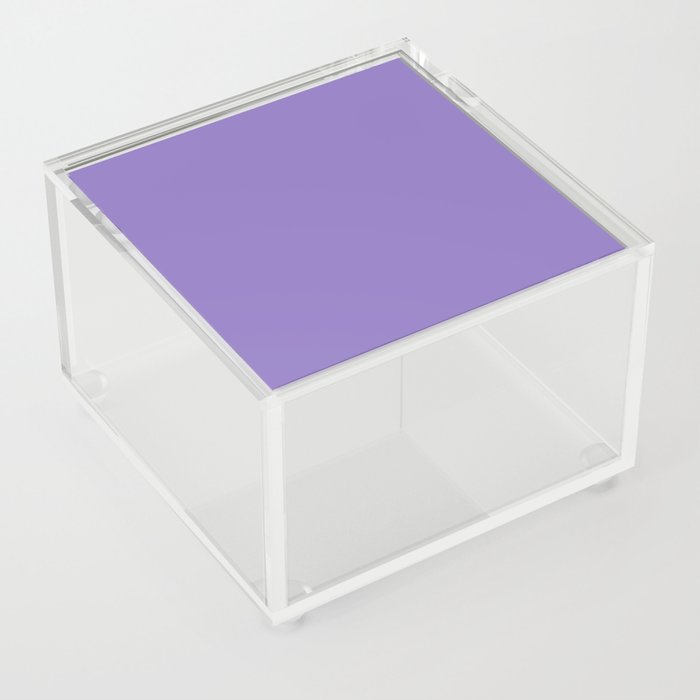 Purple Dahlia Acrylic Box