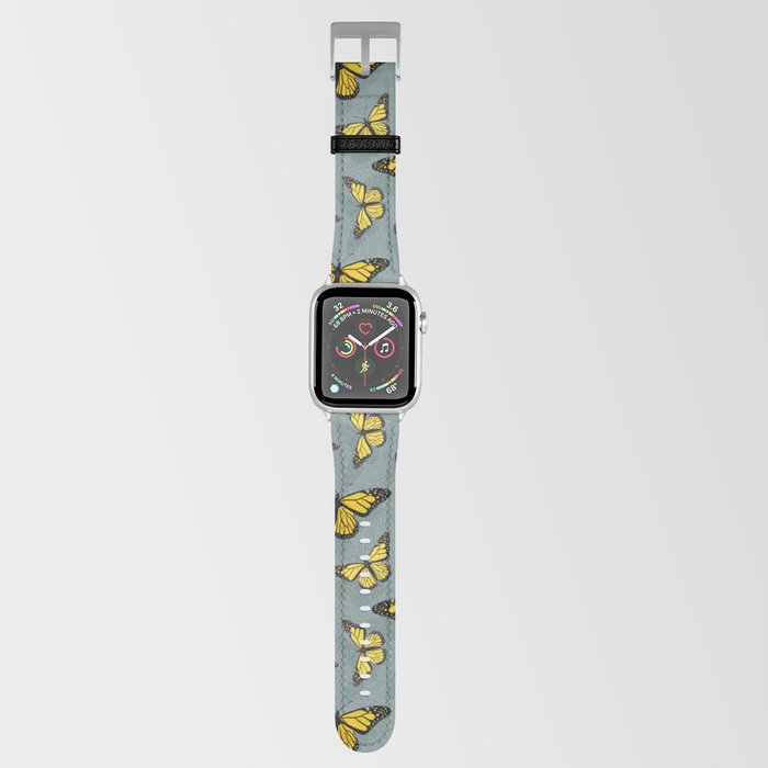 Butterfly Print Watchband Compatible With Apple Watch