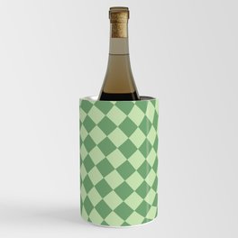 Forest Green Check Wine Chiller