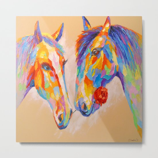Love horses Metal Print
