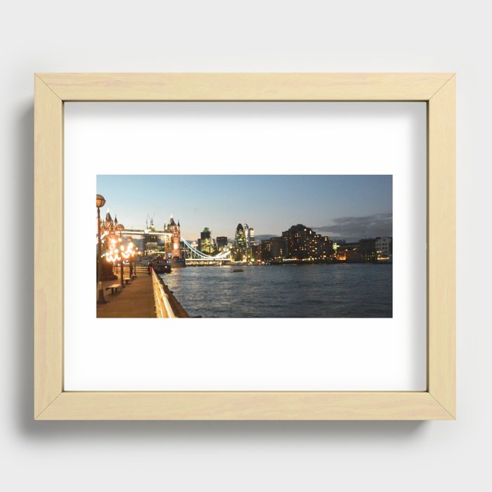 London Recessed Framed Print