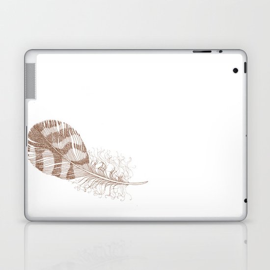 The Solitary Feather Laptop & iPad Skin