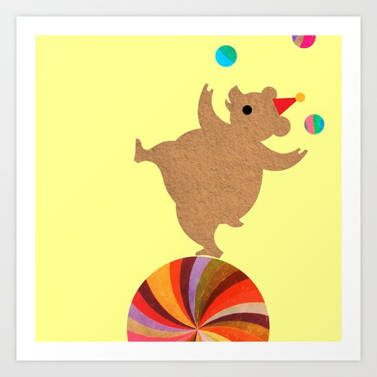 Circus Bears I Art Print