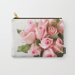 Roses Carry-All Pouch | Love, Macro, Art, Photo, Nature, Flowers, Color, Digital, Vintage, Pink 