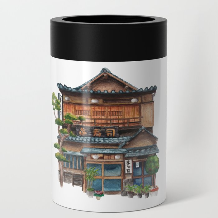 Watercolor - Japanese sushi restaurant  Can Cooler