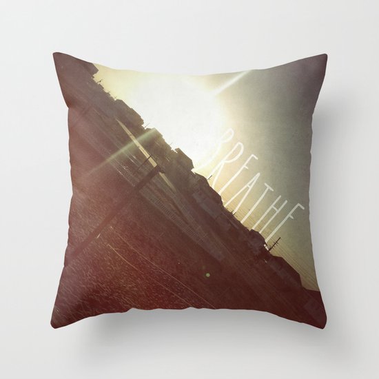 Breathe Throw Pillow