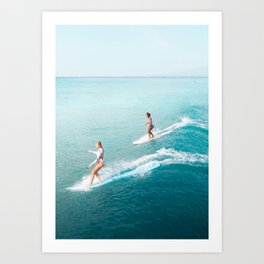 Surf Dance Art Print