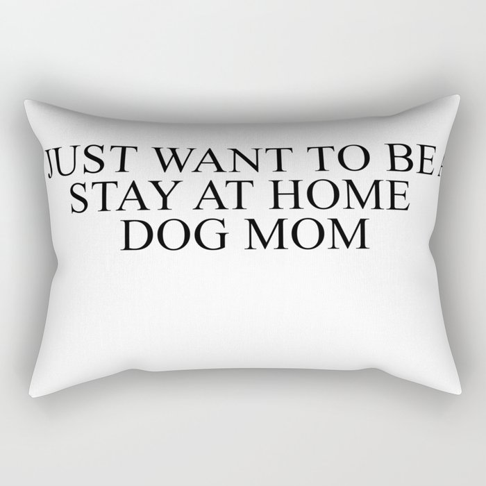 Dog Mom Rectangular Pillow