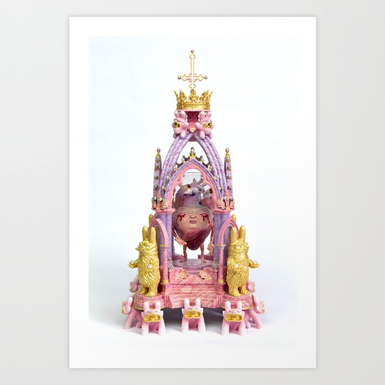 Reliquary of the Sacred Heart Art Print