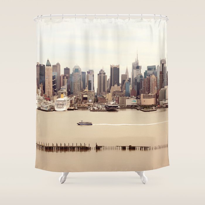 NYC Shower Curtain by Enkel Dika Society6