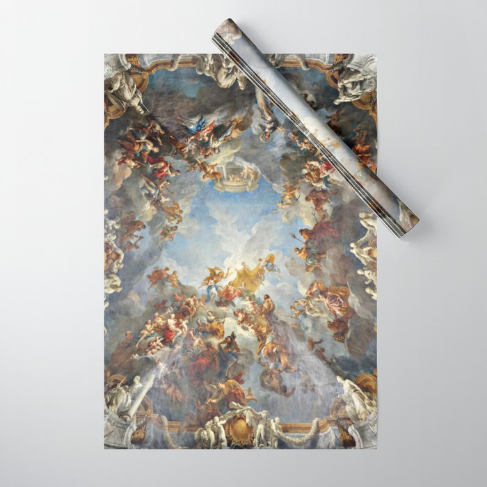 The Apotheosis of Hercules Versailles Palace Ceiling Mural Wrapping Paper