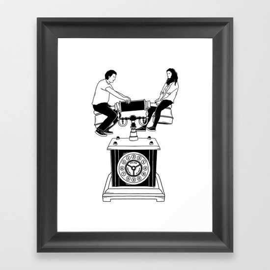 Wish you were here Framed Art Print by Prawidana | Society6