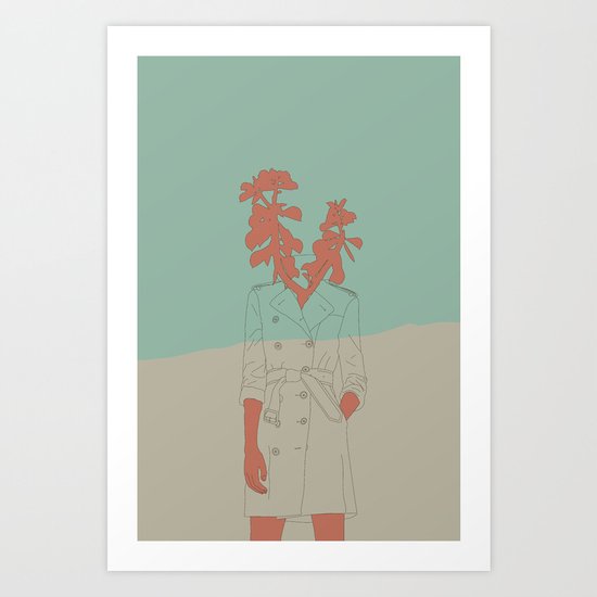 Woman Nature 1 Art Print