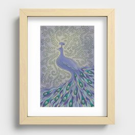 Peacock Recessed Framed Print