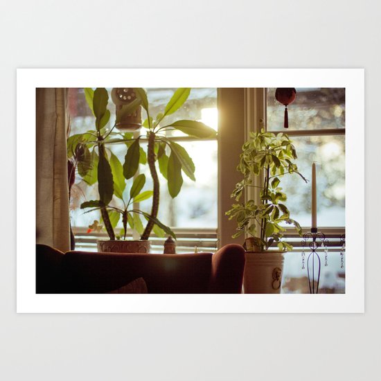 Morning Winter. Art Print