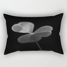 Oxalis in black and white Rectangular Pillow