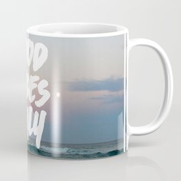 Good Vibes Only Beach and Sunset Coffee Mug