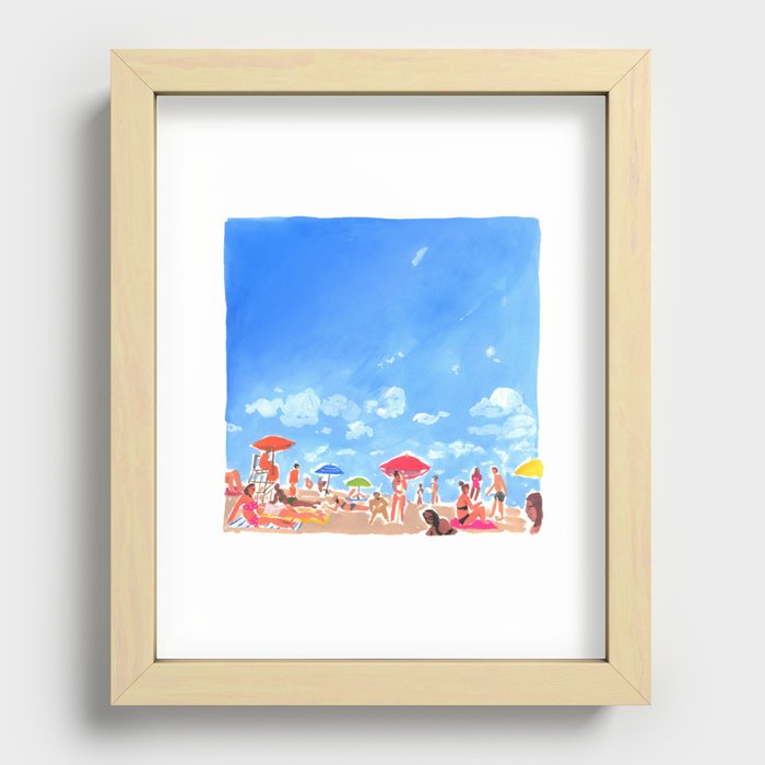 June on the West Coast Recessed Framed Print