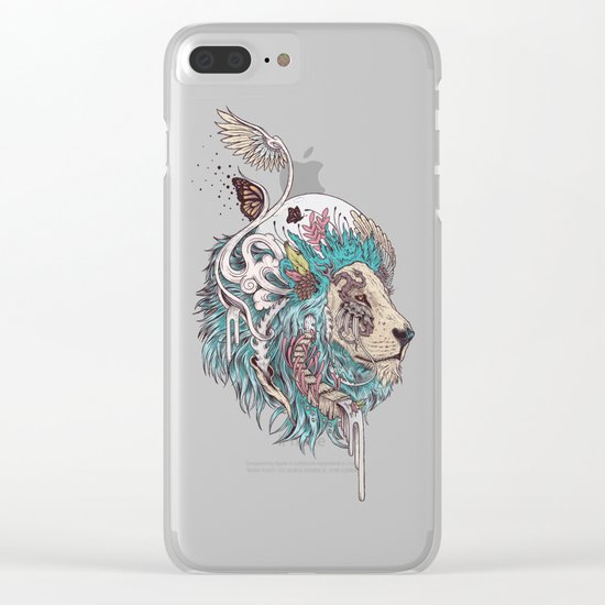 Unbound Autonomy (Blue) Clear iPhone Case