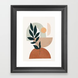 Soft Shapes IV Framed Art Print