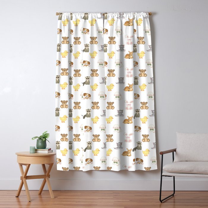 Nursery curtains woodland cheap